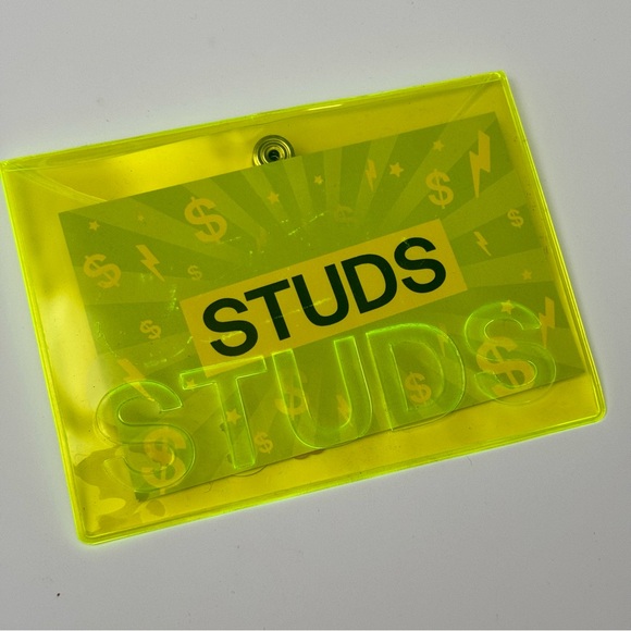 Studs Medium Slim Hoop, Gold, NWT - Picture 11 of 12